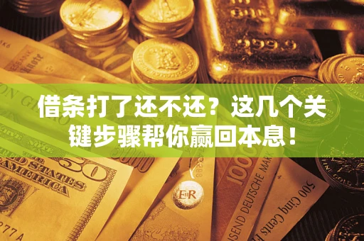 北京借条打了还不还？这几个关键步骤帮你赢回本息！