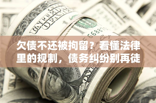 北京欠债不还被拘留？看懂法律里的规制，债务纠纷别再徒劳奔波