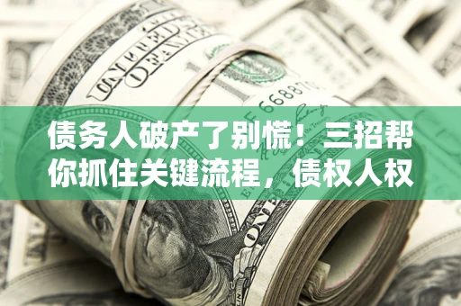 北京债务人破产了别慌！三招帮你抓住关键流程，债权人权益不再缩水