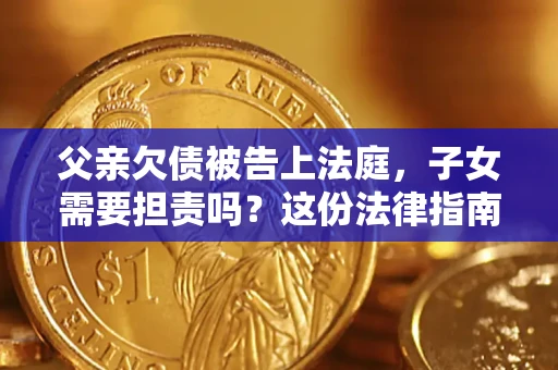 北京父亲欠债被告上法庭，子女需要担责吗？这份法律指南必须看完