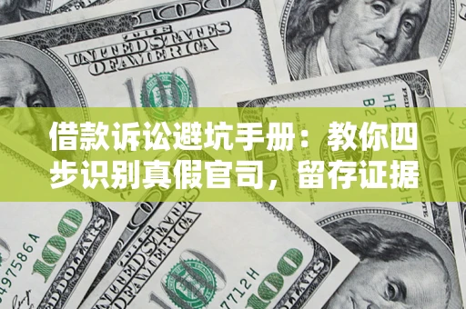 北京借款诉讼避坑手册：教你四步识别真假官司，留存证据不踩雷