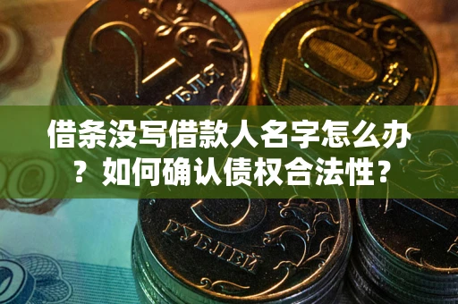 北京借条没写借款人名字怎么办？如何确认债权合法性？