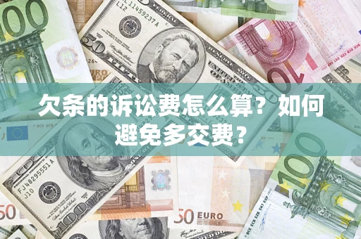 北京欠条的诉讼费怎么算？如何避免多交费？