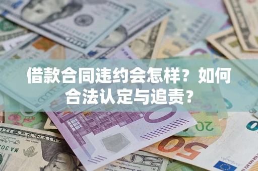 北京借款合同违约会怎样？如何合法认定与追责？