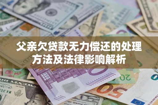 北京父亲欠贷款无力偿还的处理方法及法律影响解析