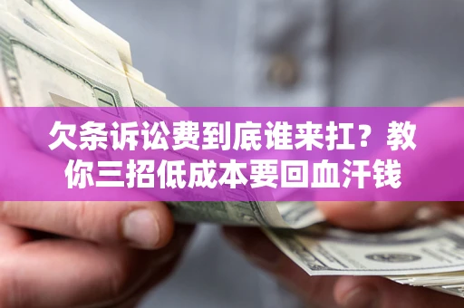 北京欠条诉讼费到底谁来扛？教你三招低成本要回血汗钱